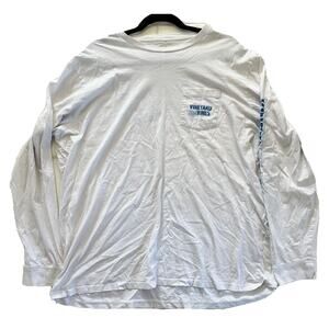 Vineyard Vines Shirt Men's 2XL White Casual Performance Snow Winter L/S Tshirt